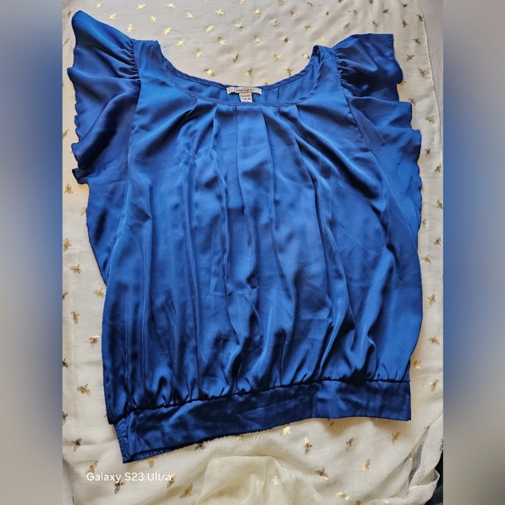 Elegant Blue Women's Top